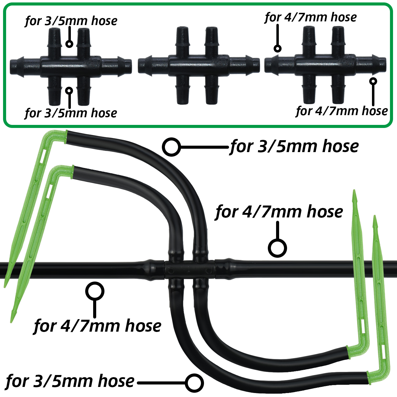 KESLA bahçe 4/7mm 3/5mm hortum - Automatic Plant Waterer incelemesi ve fiyatı