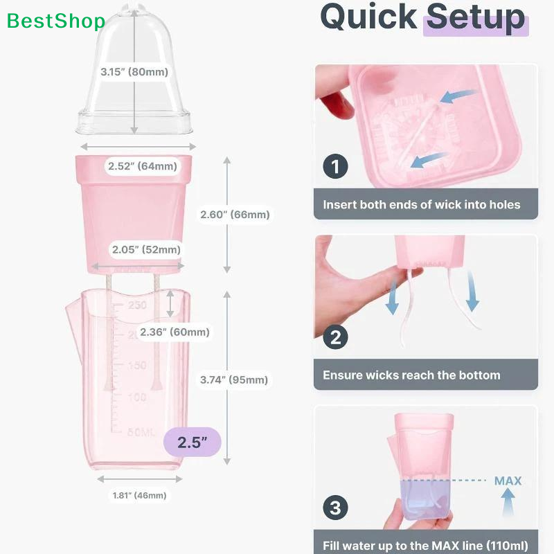 Şeffaf Pembe, Kendiliğinden Su - Self-Watering Planter incelemesi ve fiyatı