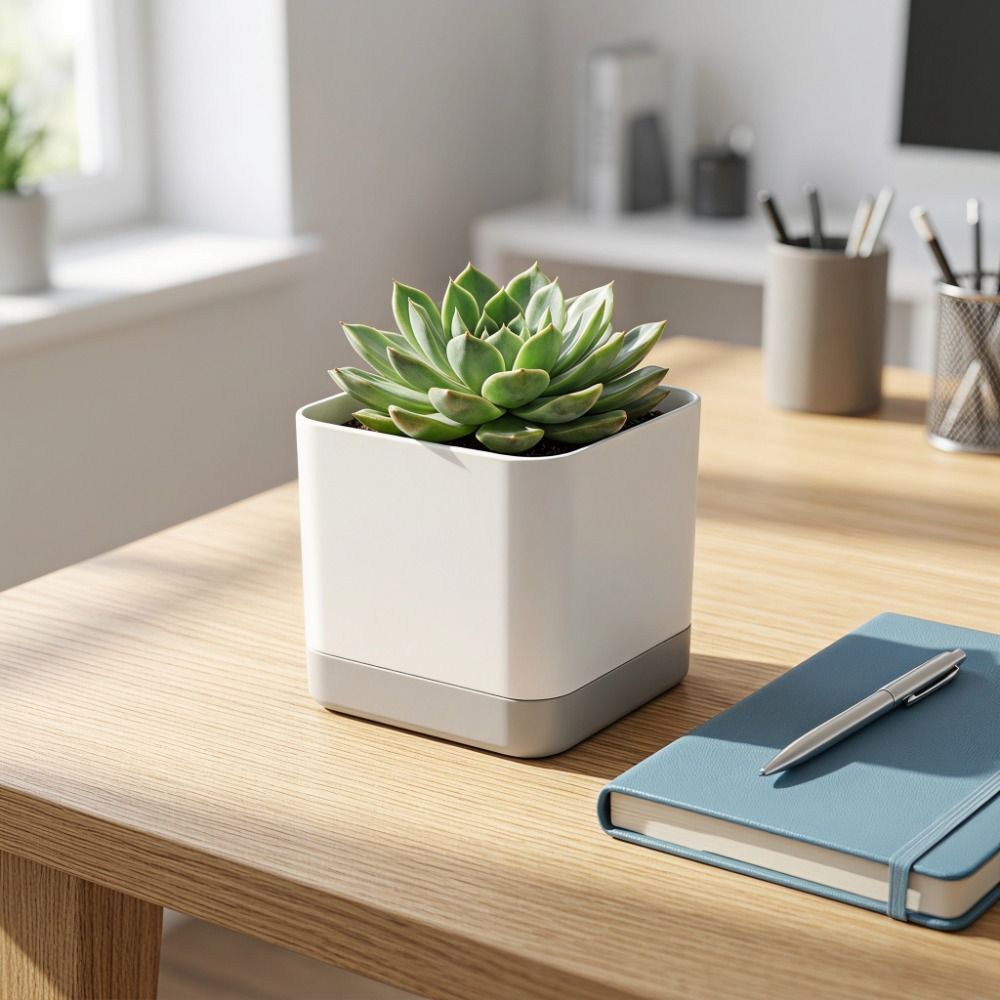 Basit Kare Şekilli Kendinden S - Self-Watering Planter incelemesi ve fiyatı